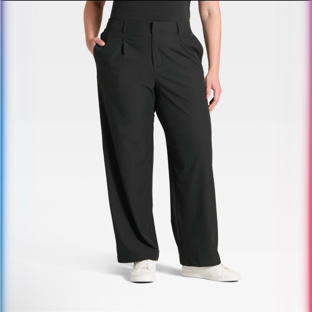 All In Motion Women's Woven High-Rise Trouser Pants - Picture 3 of 7